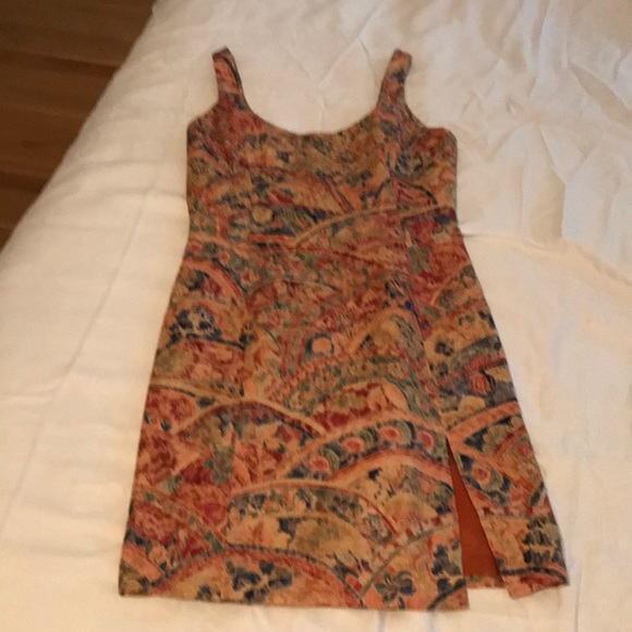 Lisa Anne women’s dress size 6 multi colored silk - Picture 4 of 5